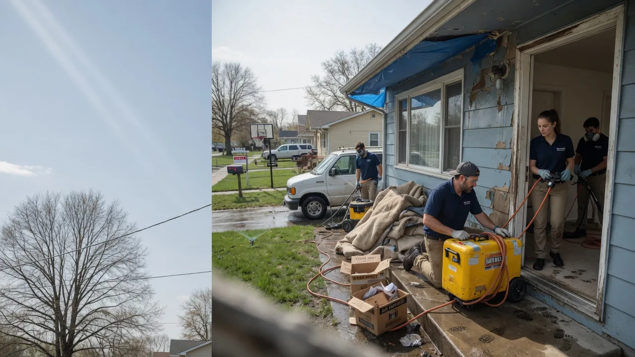 Basement Flood Cleanup in Hickory Plains, AR near me